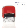 Маленькое фото товара - Штамп стандартный Colop Printer C20 3.7 пластиковый слово Исх. № + дата. Вариант №1
