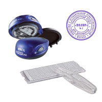 Фото товара - Печать круглая Colop Stamp Mouse R40 , 2 круга, самонаборная, карманная