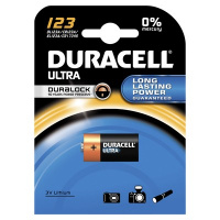 Фото товара - Батарейки Duracell Ultra CR123 для фотоаппаратов литиевые 1 штука
