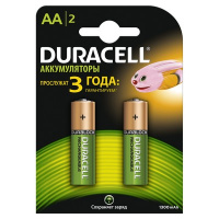 Фото товара - Аккумулятор Duracell AA/HR6-2BL (1300 mAh, 2 штуки)