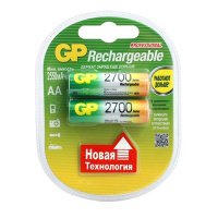 Фото товара - Аккумулятор GP AA/HR6 (2700 mAh, NiMH, 2 штуки)