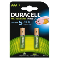 Фото товара - Аккумулятор Duracell AAA/HR03-2BL (800/850 mAh, 2 штуки)