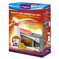 Фото товара - Набор для ухода за СВЧ Topperr Набор для ухода за СВЧ2 предмета