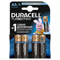 Фото товара - Батарейки Duracell Turbo Max АА/LR6 4 штуки