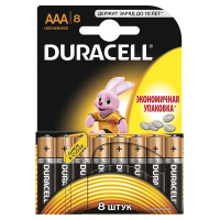 Фото товара - Батарейки Duracell Basic ААA/LR03 8 штук