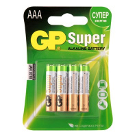 Фото товара - Батарейки GP Super ААA/LR03 4 штуки