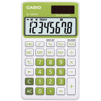 Фото товара - Калькулятор настольный Casio SL-300NC-GN-S-EH, 8 разр, зеленый