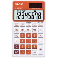 Фото товара - Калькулятор настольный Casio SL-300NC-RG-S-EH, 8 разр, оранжевый