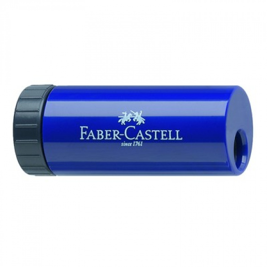 Большое фото товара - Точилка для карандашей ручная с одним отверстием Faber-Castell, с контейнером, 300040282. Вариант №2